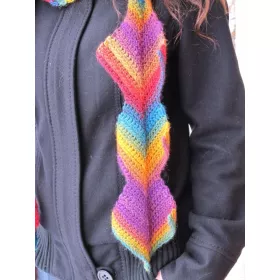 Kubix - écharpe crochet