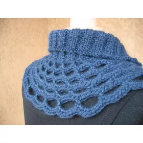 Amphicol - col tricot + crochet