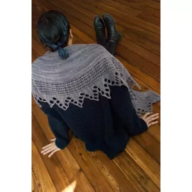 Saranac - châle tricot