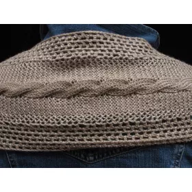 Ava - écharpe tricot + crochet