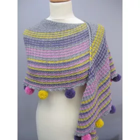 Guinguette - châle tricot
